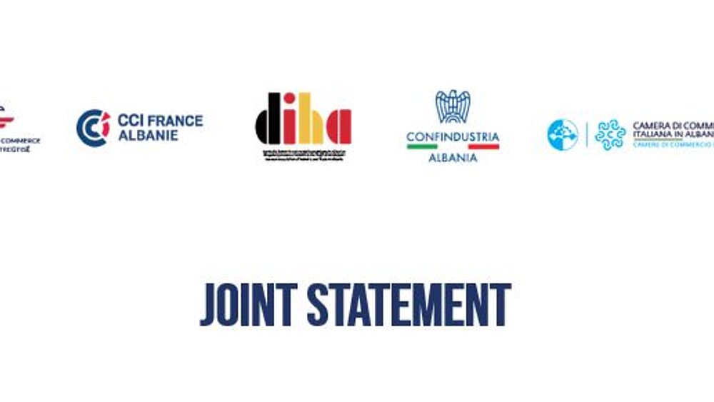 Joint Statement of five business chambers on the state of the business environment in Albania